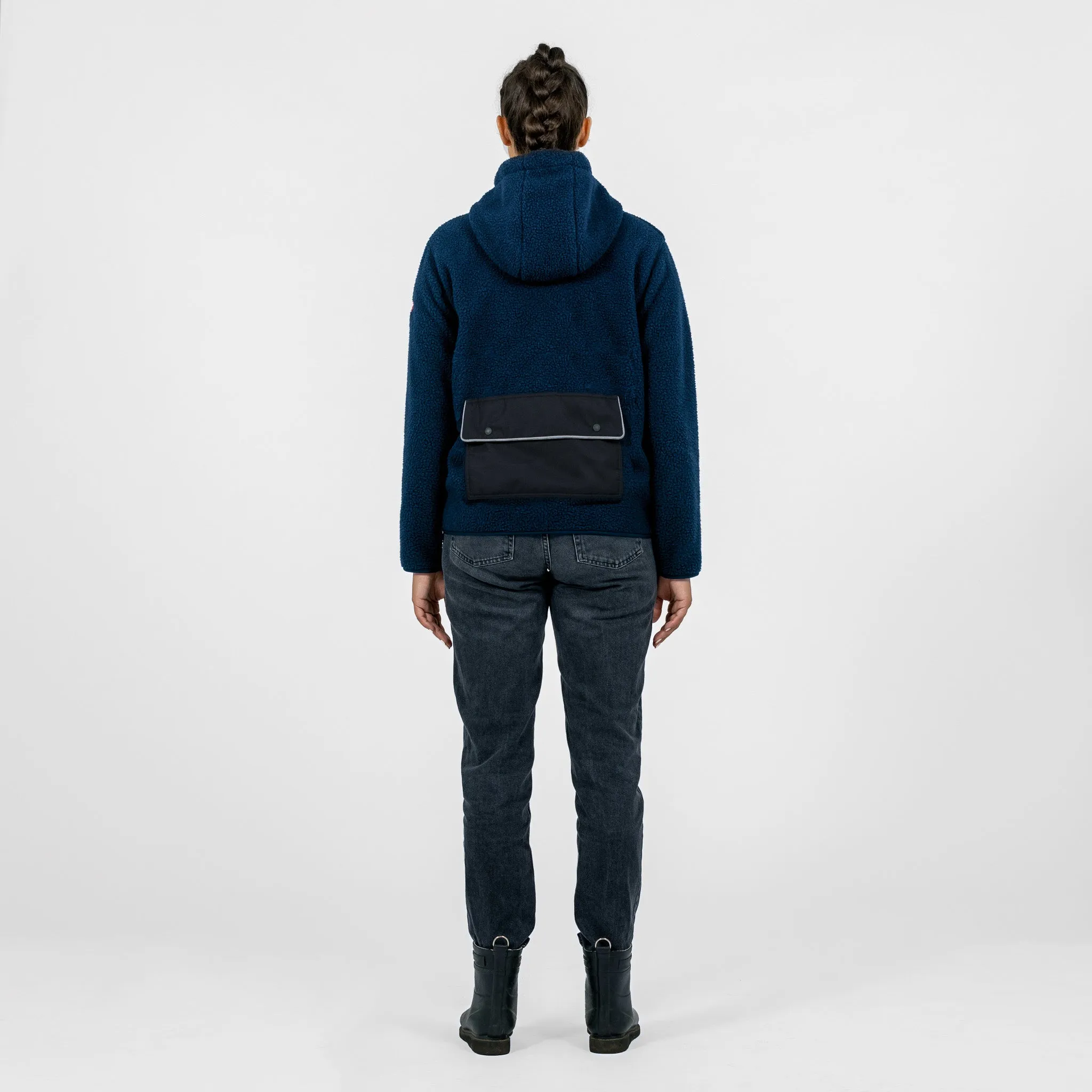 Chelsea Fleece Hoodie Navy sold by Wuxly product image thumbnail 3