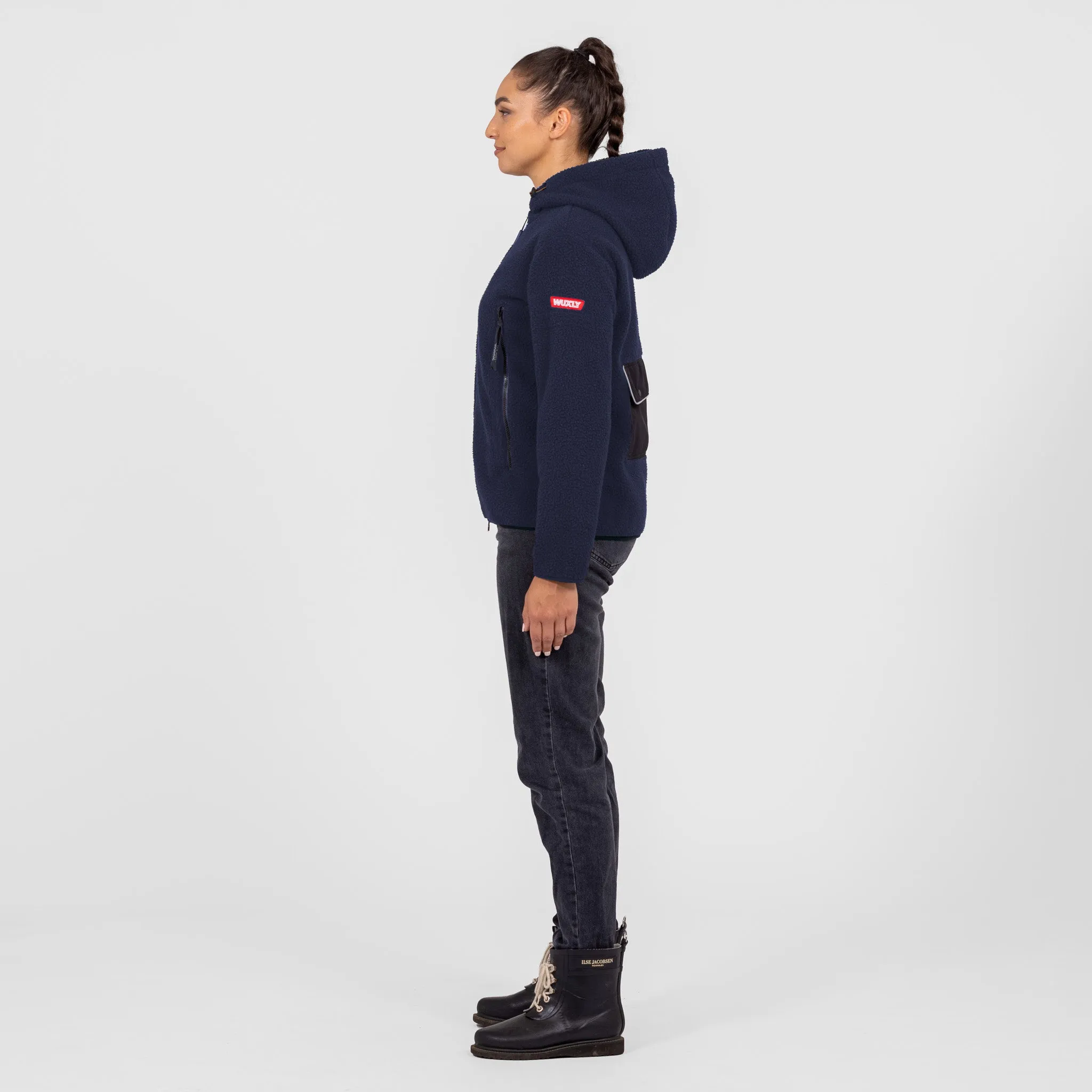 Chelsea Fleece Hoodie Navy sold by Wuxly product image thumbnail 2