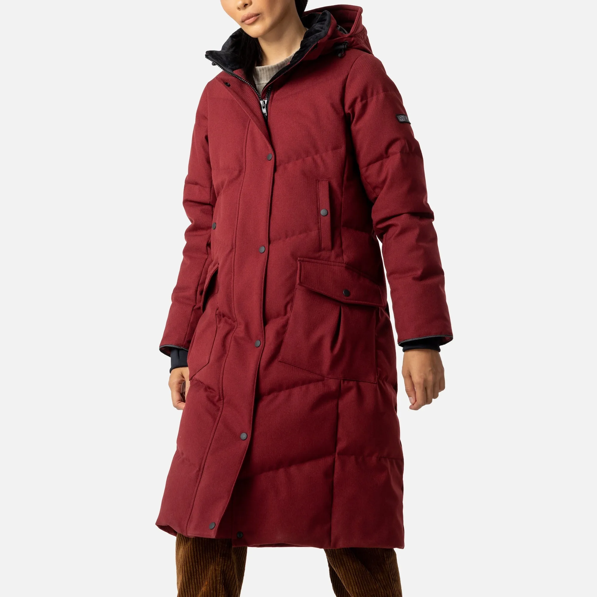 Queen Parka Merlot sold by Wuxly product image thumbnail 4