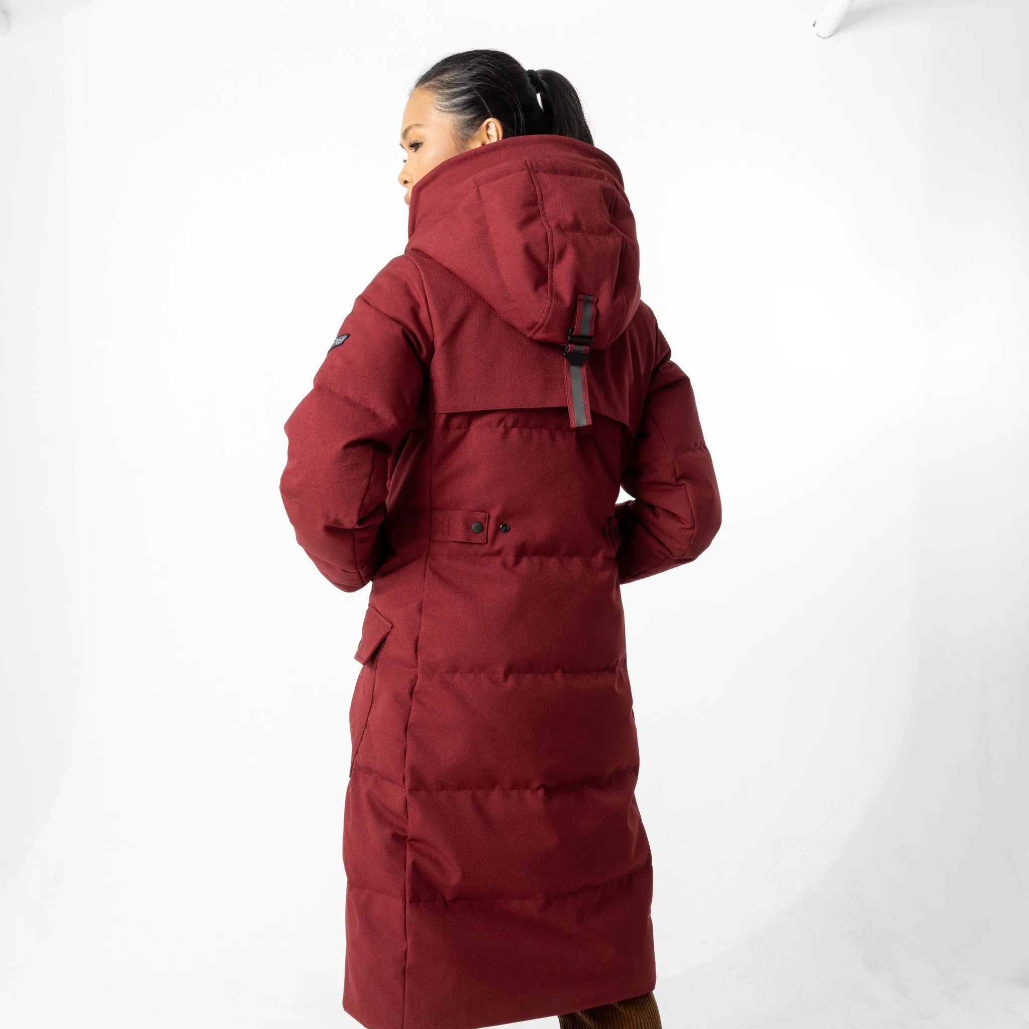 Queen Parka Merlot sold by Wuxly product image thumbnail 3