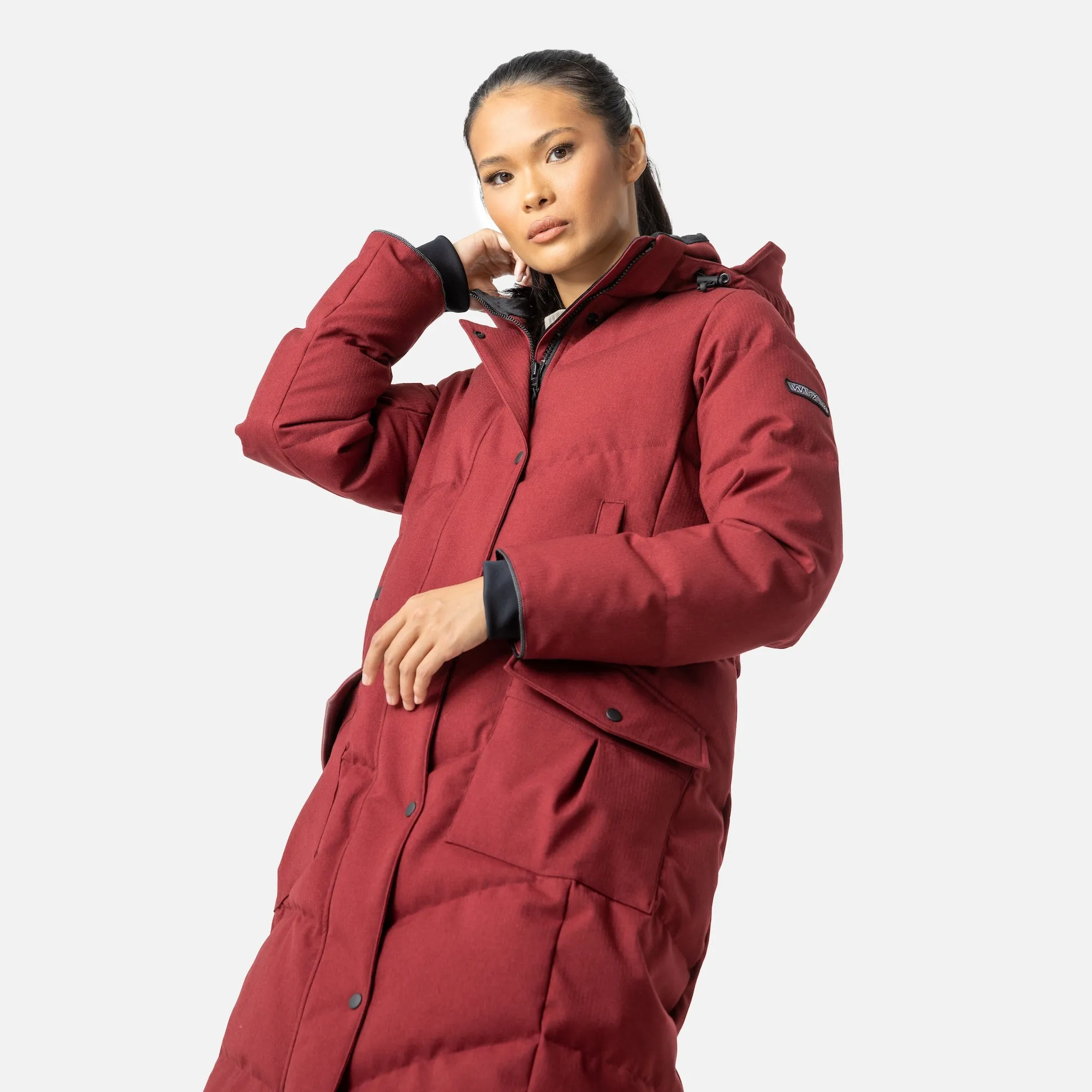 Queen Parka Merlot sold by Wuxly product image thumbnail 2