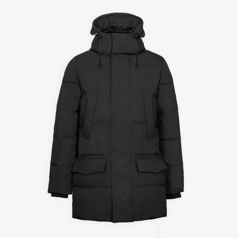 Bay II Parka Black sold by Wuxly