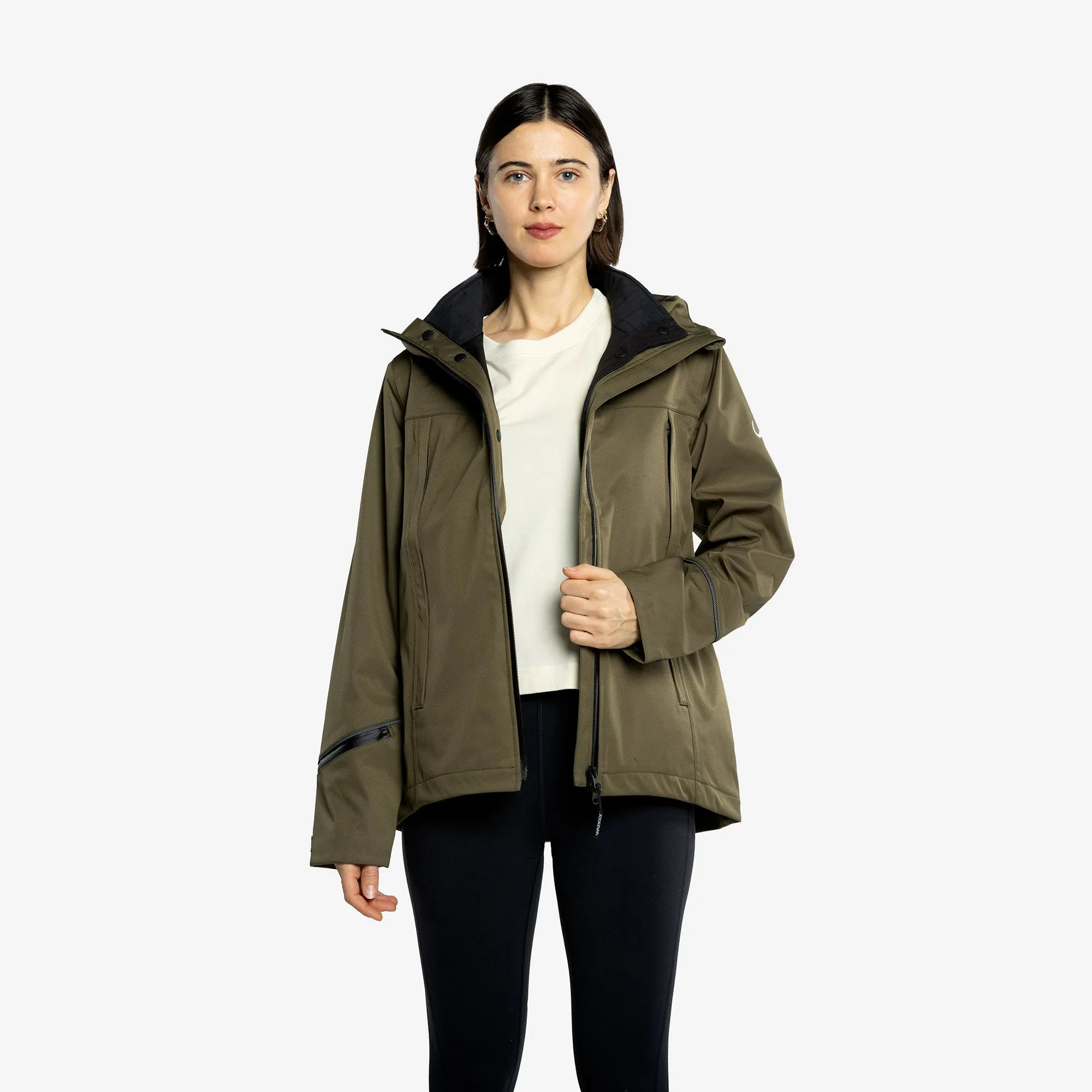 Roncy Tri-Seasonal Tech Shell Army Green sold by Wuxly product image thumbnail 5