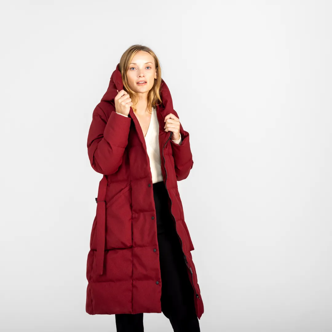 Palais Parka Burgundy sold by Wuxly product image thumbnail 4
