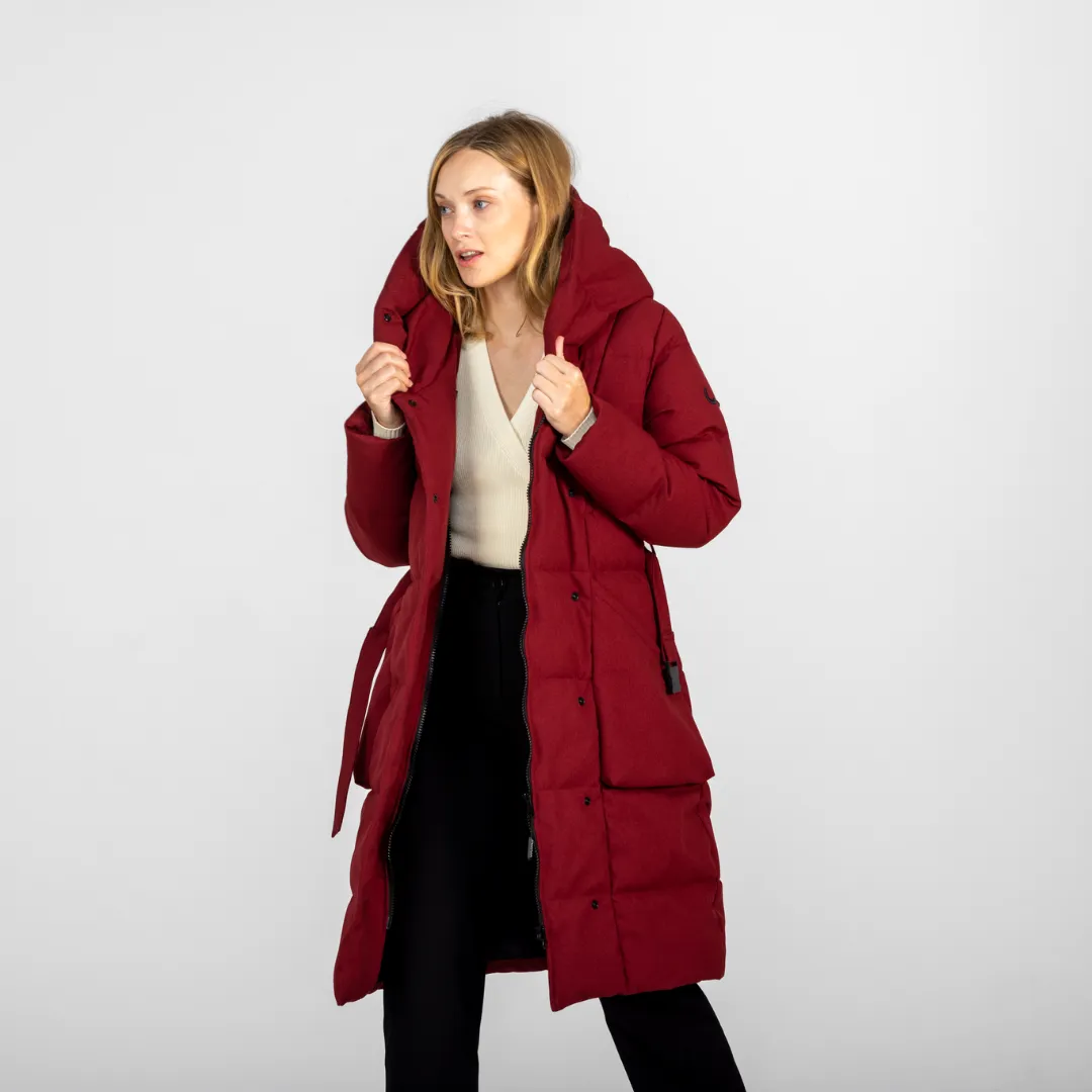 Palais Parka Burgundy sold by Wuxly product image thumbnail 5