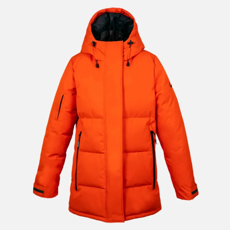 Juneau Parka Lava Orange sold by Wuxly
