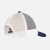 Navy/White Mesh Back Trucker Cap sold by Wuxly