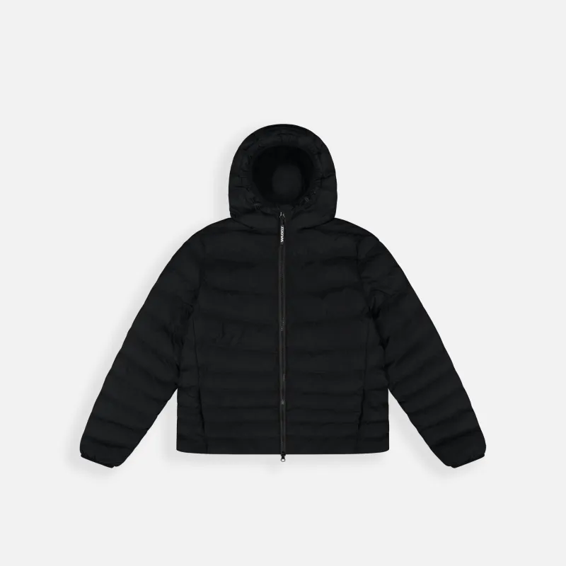 Women’s Hillside Puffer Jacket – Black made by Wuxly