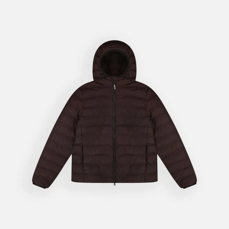 Women’s Hillside Puffer Jacket – Chocolate Torte made by Wuxly