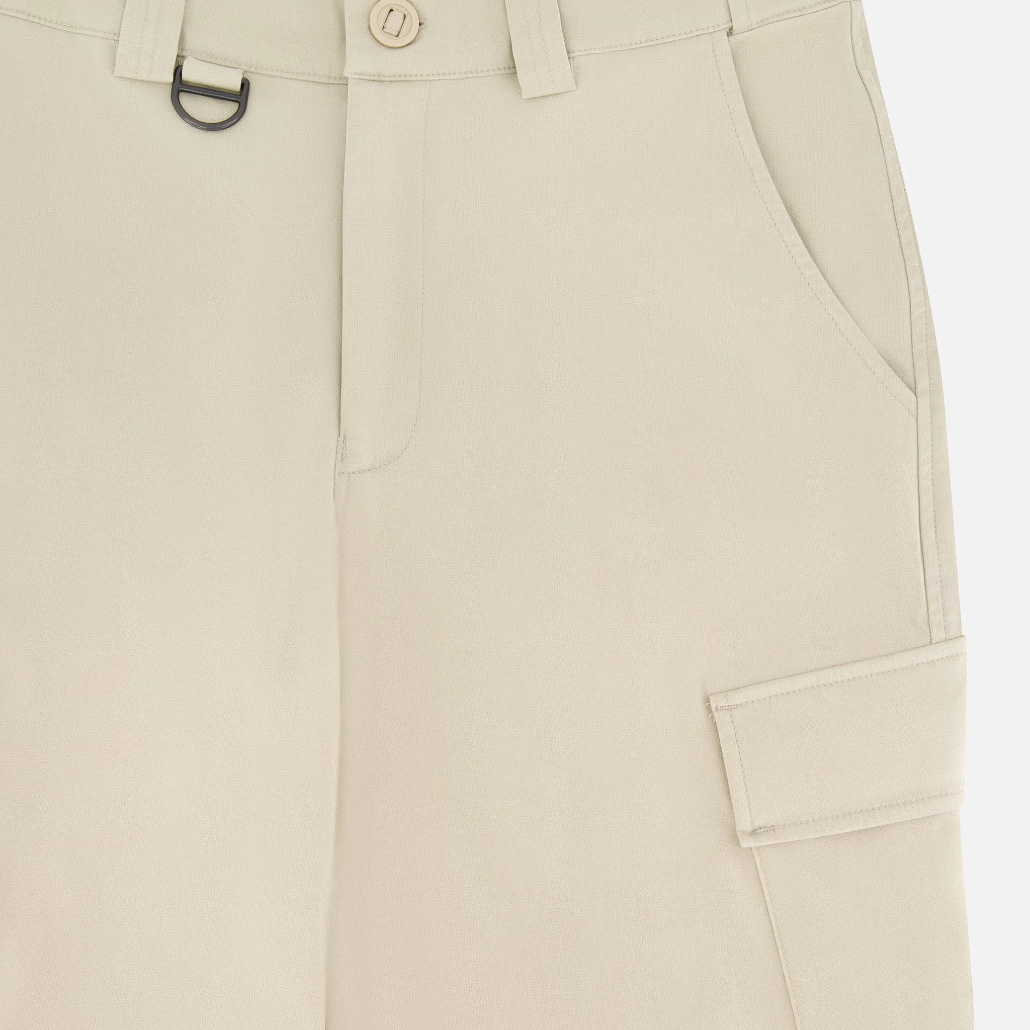 Men’s beige Cargo Pants sold by Wuxly product image thumbnail 3