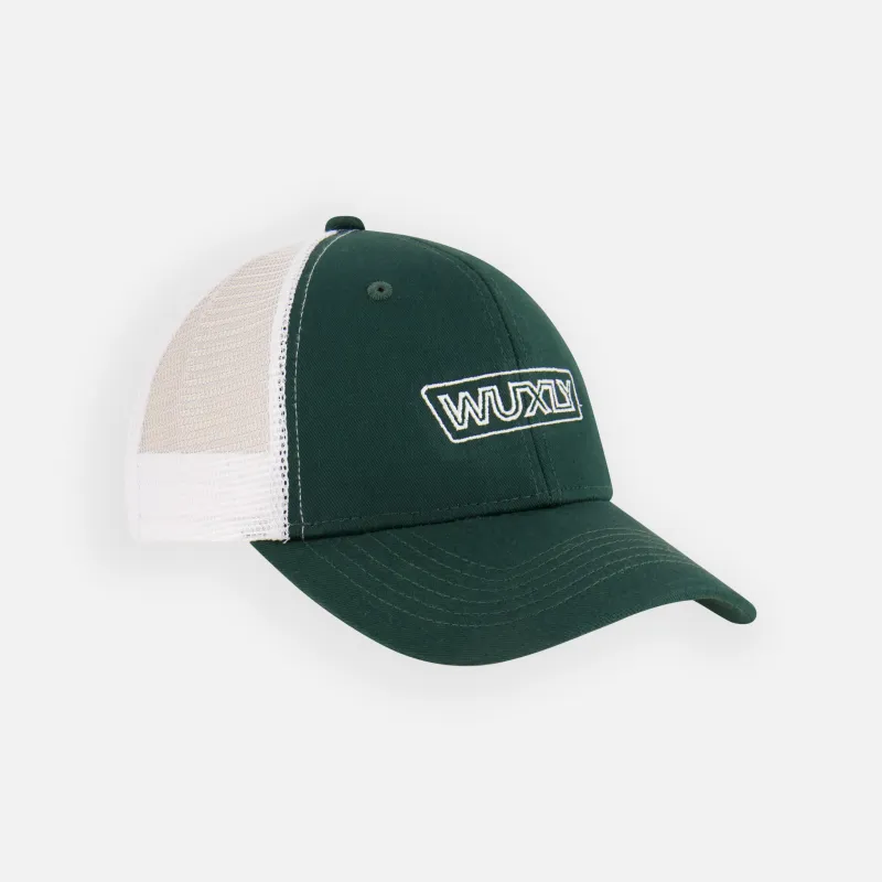 Forest Green Mesh Back Trucker Cap sold by Wuxly