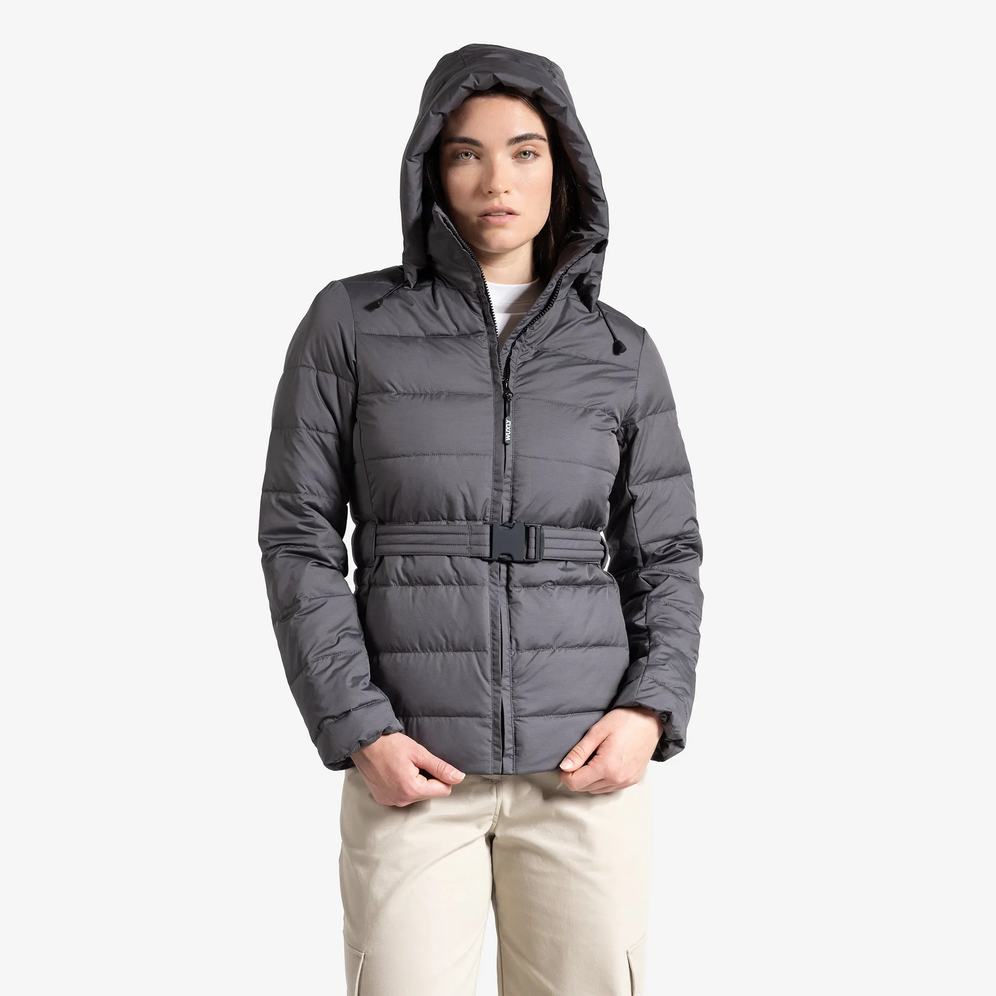 Women’s Claremont Jacket – Dark Grey sold by Wuxly