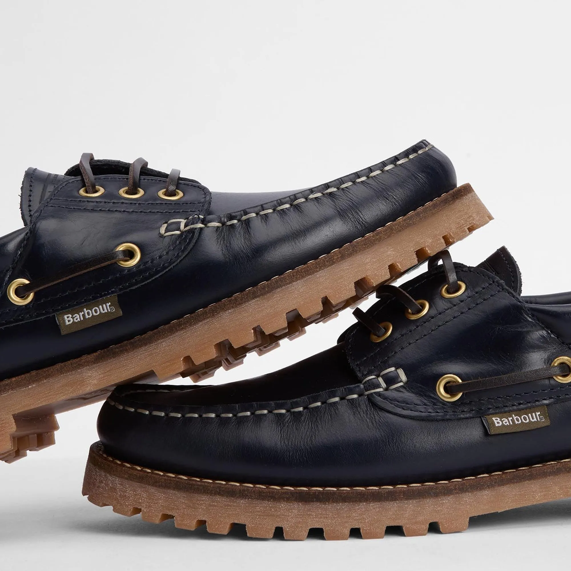 Barbour Deck Boat Shoe - Navy sold by Stomping Ground product image thumbnail 3