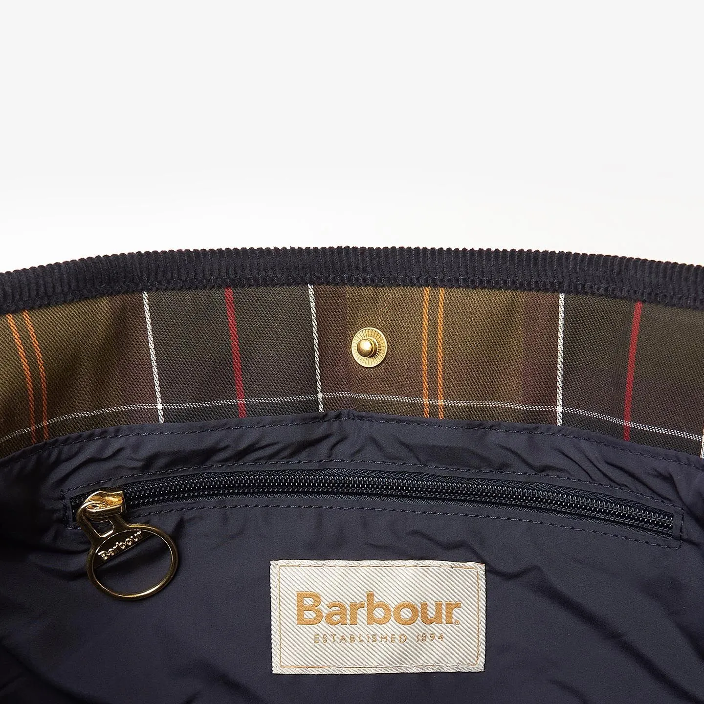 Barbour Healy Tote Bag - Navy sold by Stomping Ground product image thumbnail 3