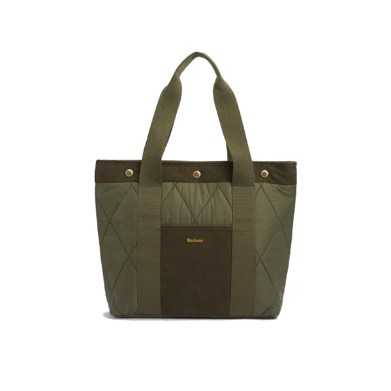 Barbour Healy Tote Bag - Olive sold by Stomping Ground