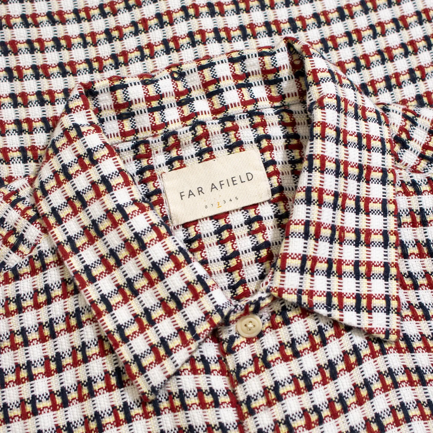 S/S Busey Shirt - Deep Red/Multi Dobby Check sold by Stomping Ground product image thumbnail 3