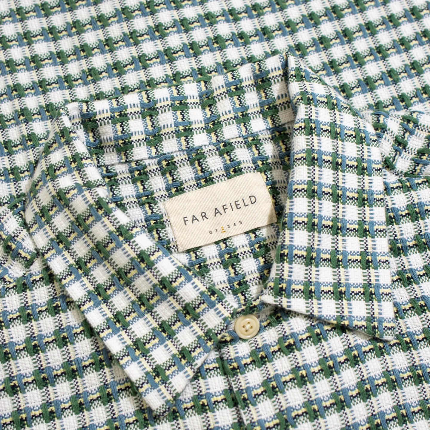 Busey S/S Shirt - Dobby Check Tropical Green sold by Stomping Ground product image thumbnail 3