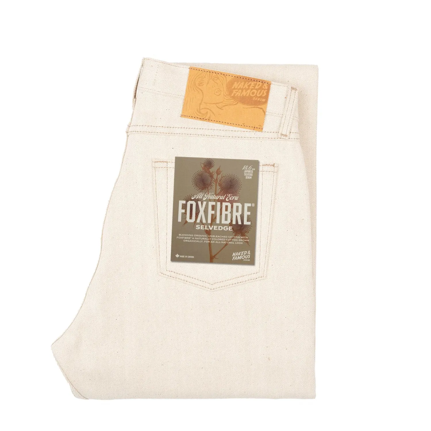 True Guy - Ecru Foxfibre sold by Stomping Ground