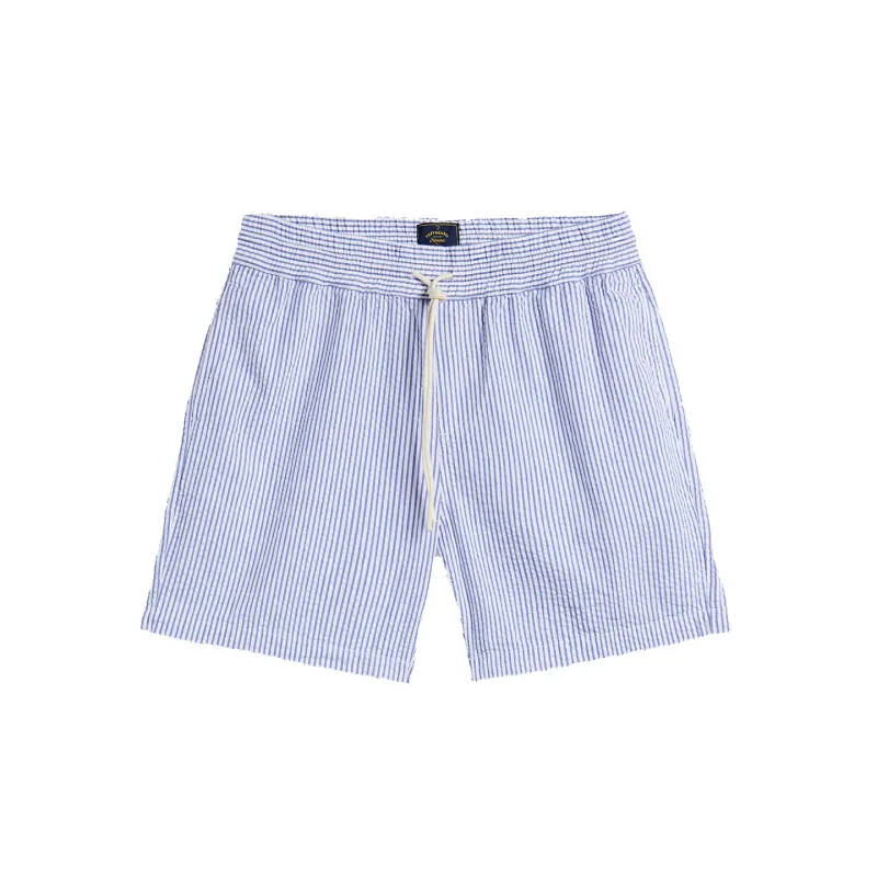 Seersucker Shorts - Blue/White sold by Stomping Ground
