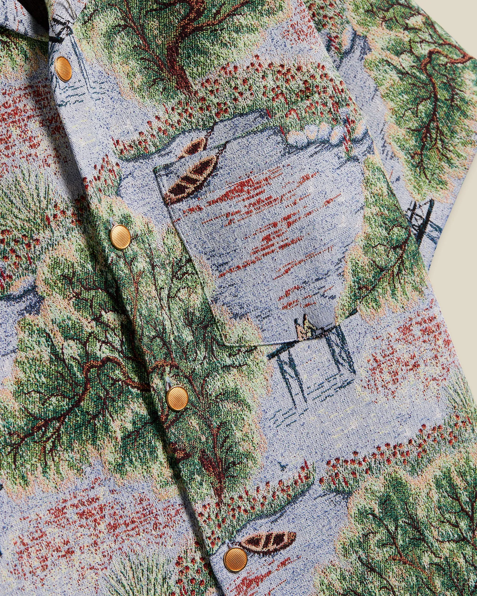 Park Tapestry Shirt - Multi sold by Stomping Ground product image thumbnail 3