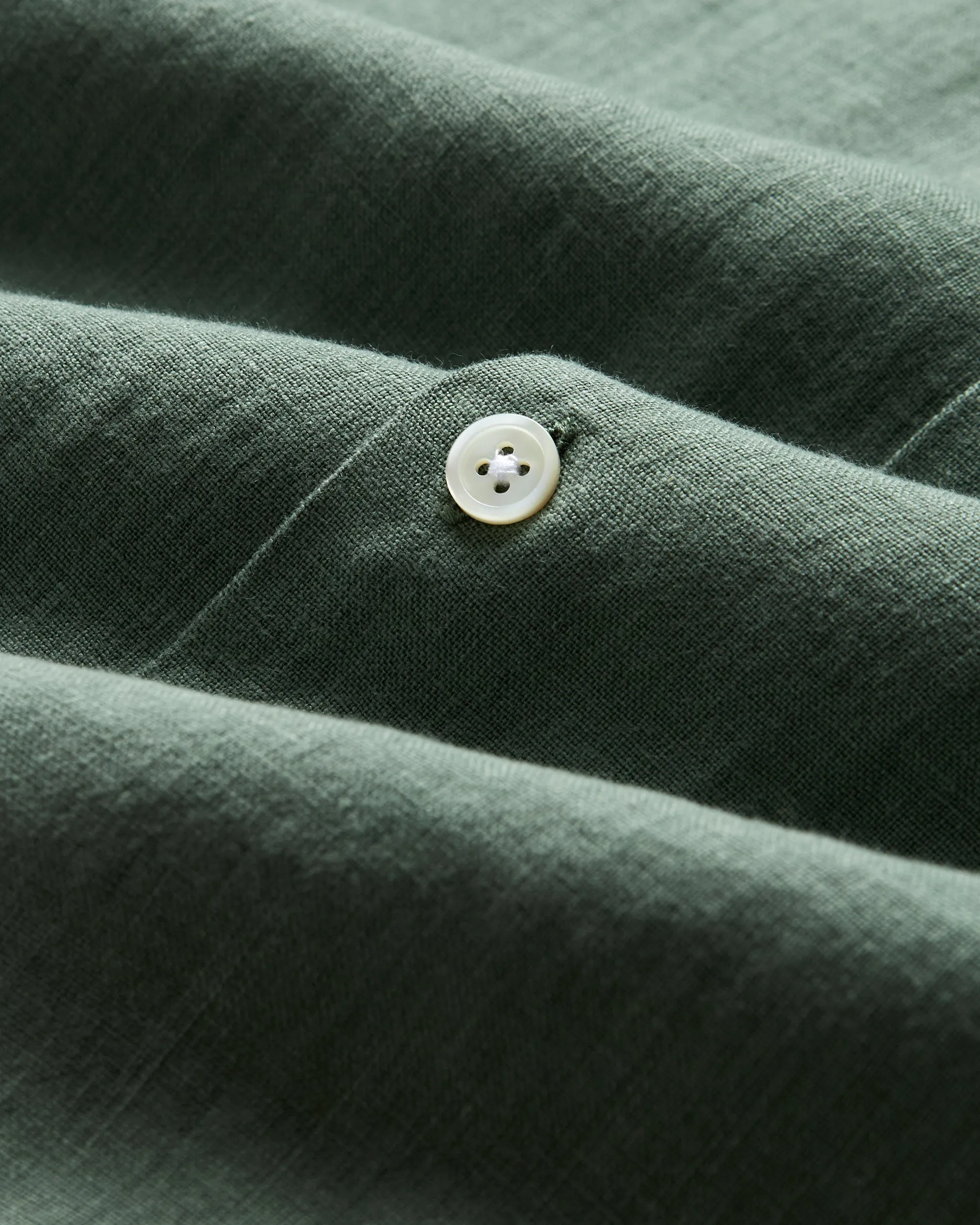 Linen Camp Collar - Dry Green sold by Stomping Ground product image thumbnail 4