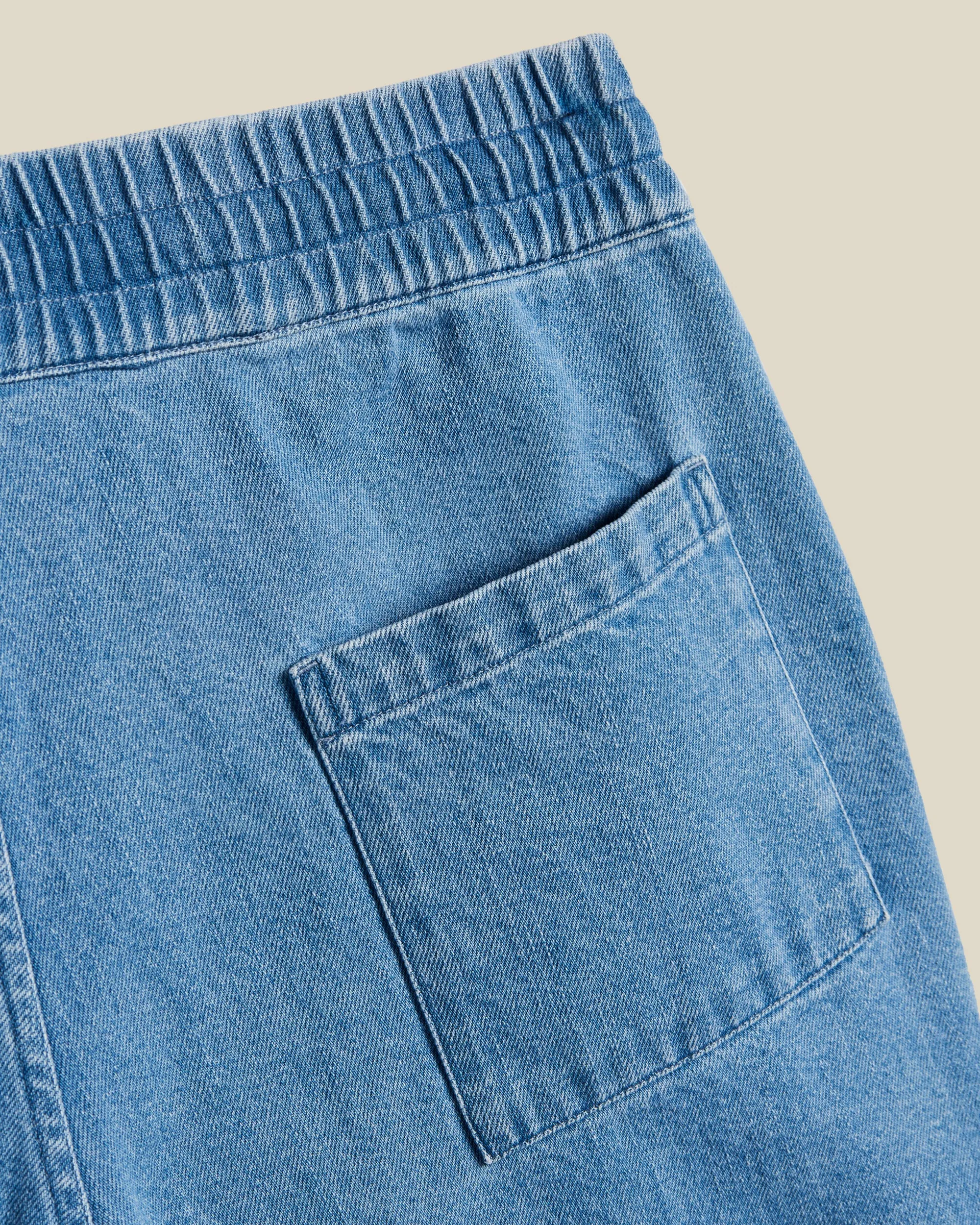 Denim Shorts - Light Blue sold by Stomping Ground product image thumbnail 4