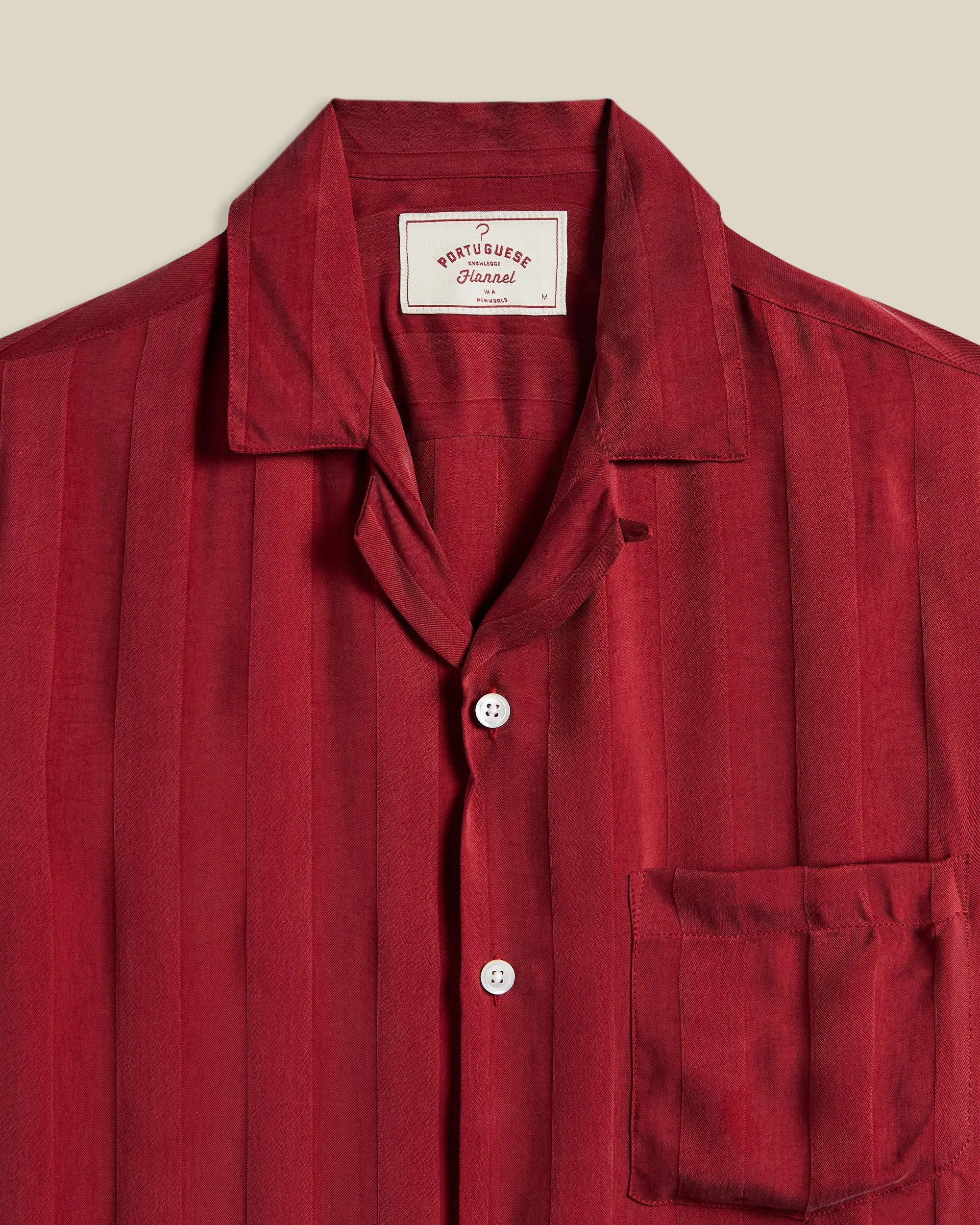 Cupro Stripe - Bordeaux sold by Stomping Ground product image thumbnail 2