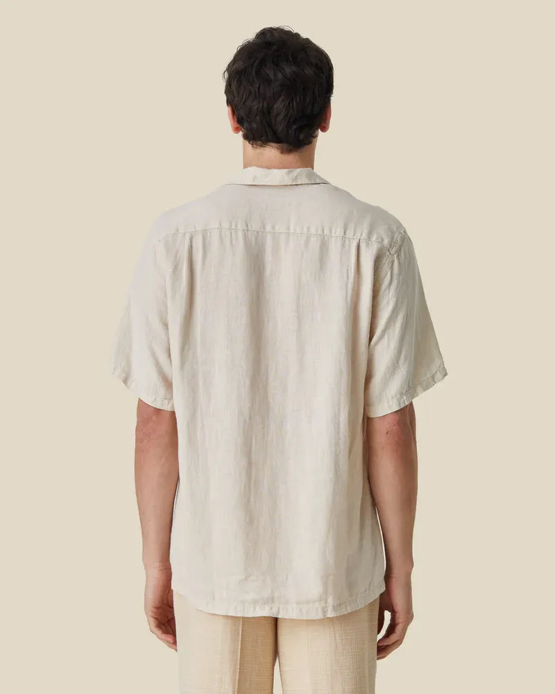 Linen Camp Collar - Raw sold by Stomping Ground product image thumbnail 3