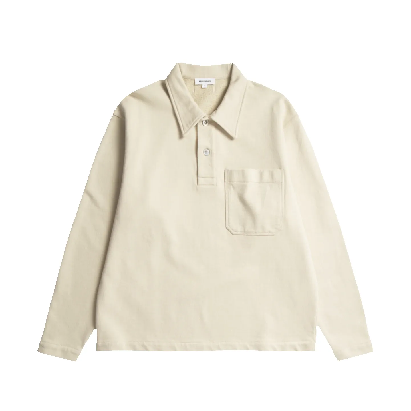 Fraser Relaxed Loopback Polo - Oatmeal sold by Stomping Ground