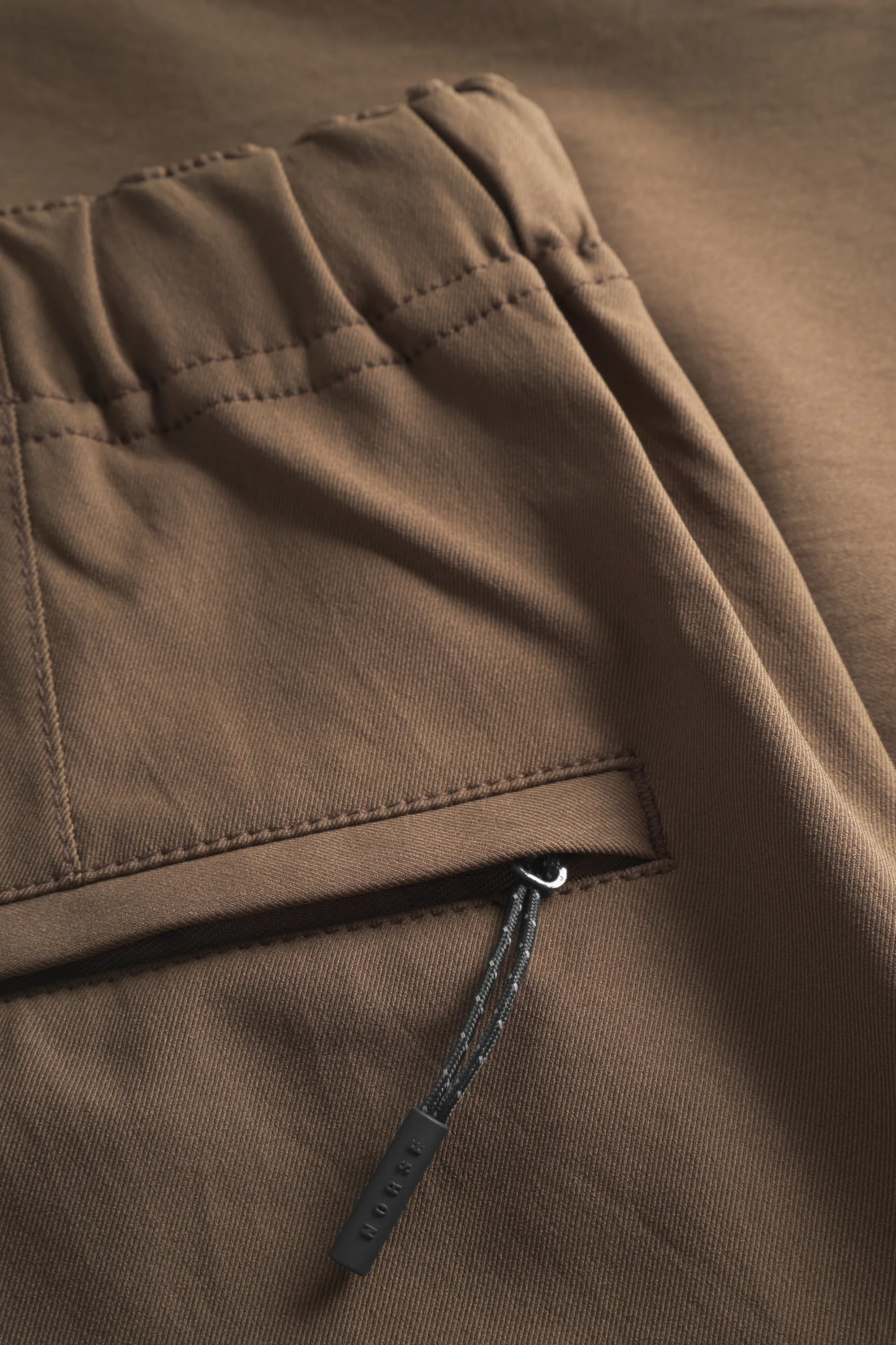 Ezra Relaxed Solotex Shorts - Chestnut sold by Stomping Ground product image thumbnail 5