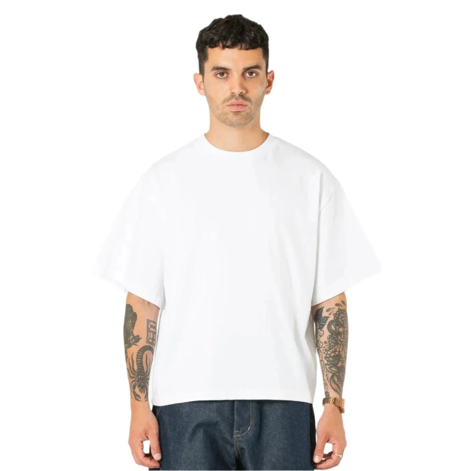 Signature Cropped Tee - White sold by Stomping Ground product image thumbnail 2