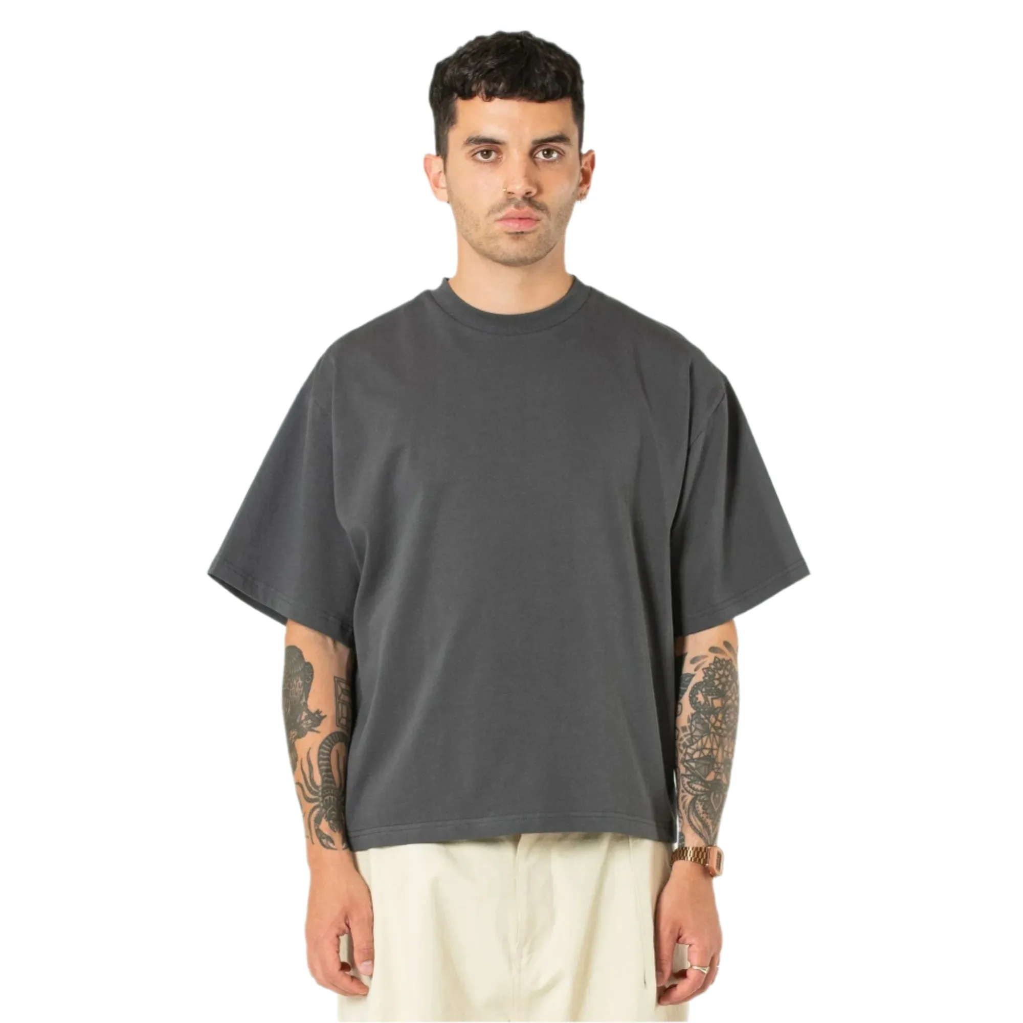Signature Cropped Tee - Charcoal sold by Stomping Ground product image thumbnail 2