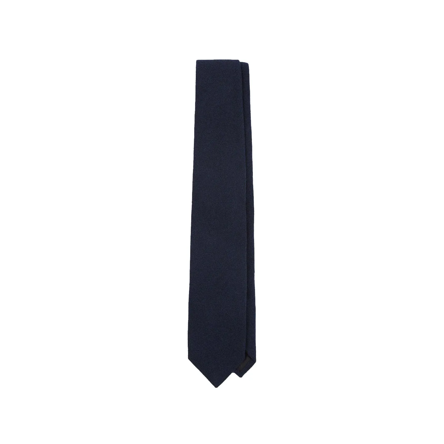 Solid Cashmere Tipped Tie sold by Stomping Ground