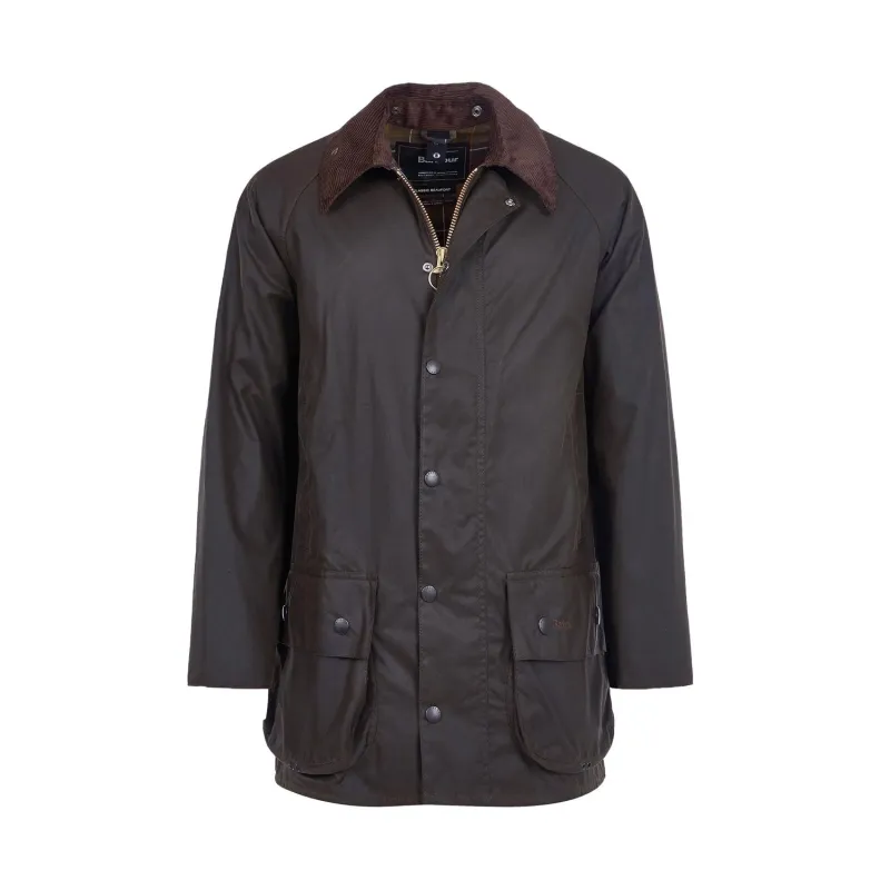 Classic Beaufort Wax Jacket - Olive sold by Stomping Ground