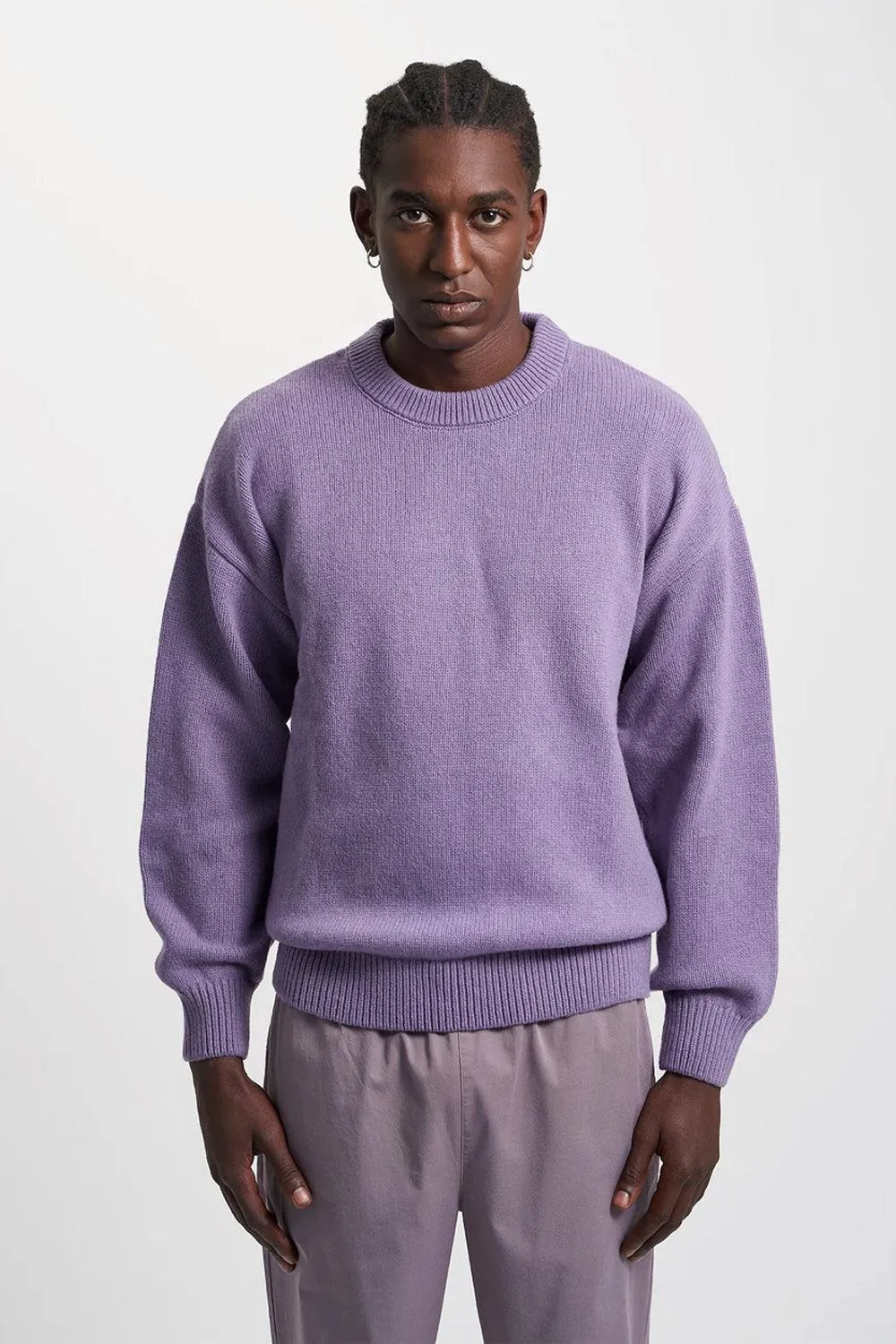 Oversized Merino Crewneck - Heather Grey sold by Stomping Ground product image thumbnail 2