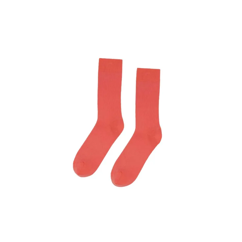 Organic Active Sock - Bright Coral sold by Stomping Ground
