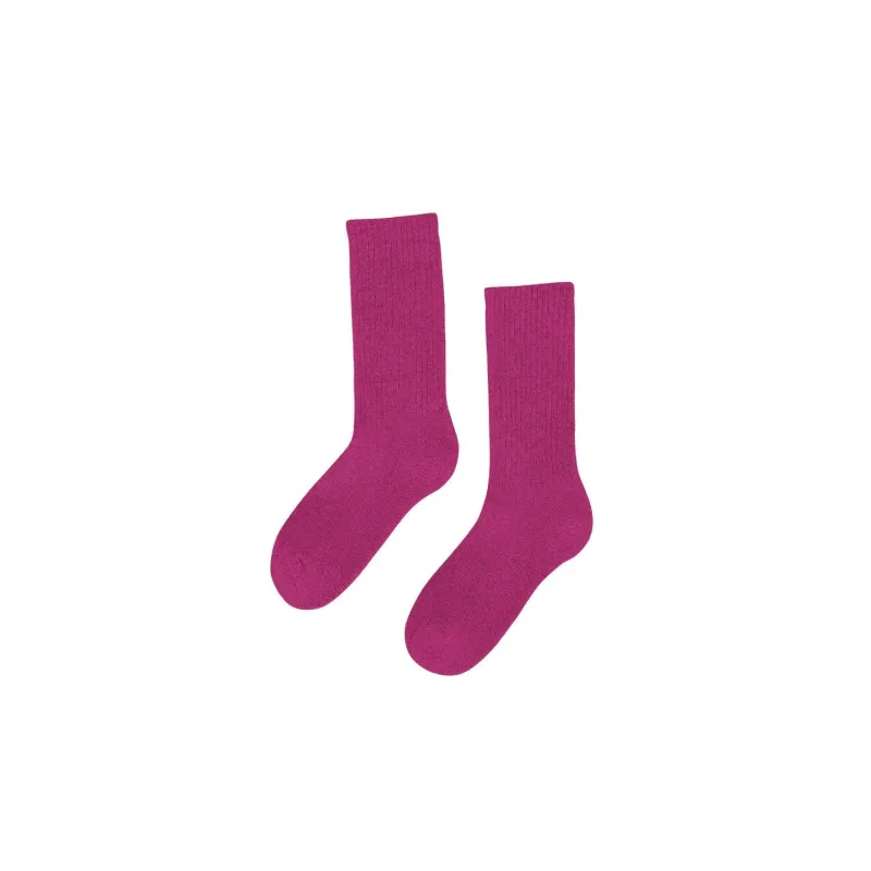 Organic Active Sock - Magenta Blaze made by Stomping Ground