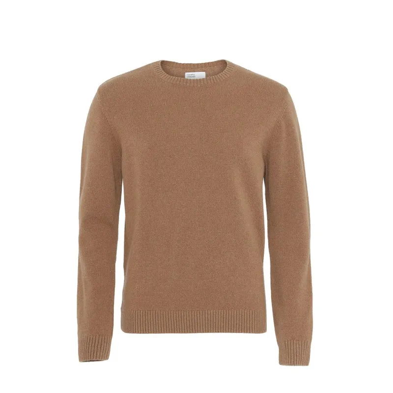 Merino Wool Crewneck - Sahara Camel sold by Stomping Ground