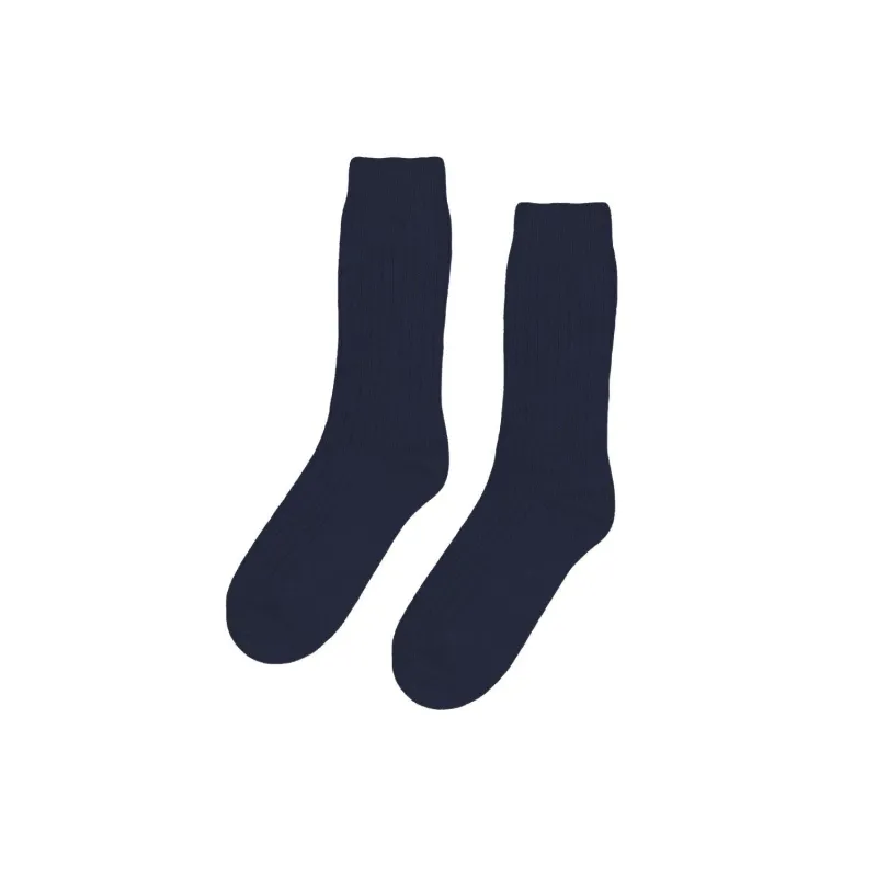 Merino Wool Blend Sock - Navy Blue sold by Stomping Ground