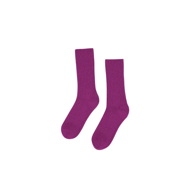 Merino Wool Blend Sock - Magenta Blaze sold by Stomping Ground