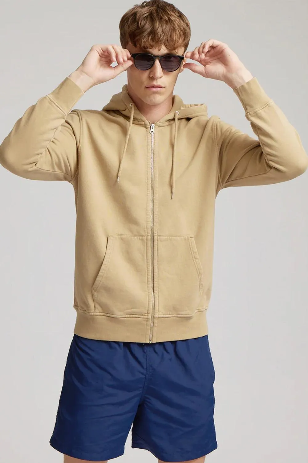 Classic Organic Zip Hood - Deep Black sold by Stomping Ground product image thumbnail 2