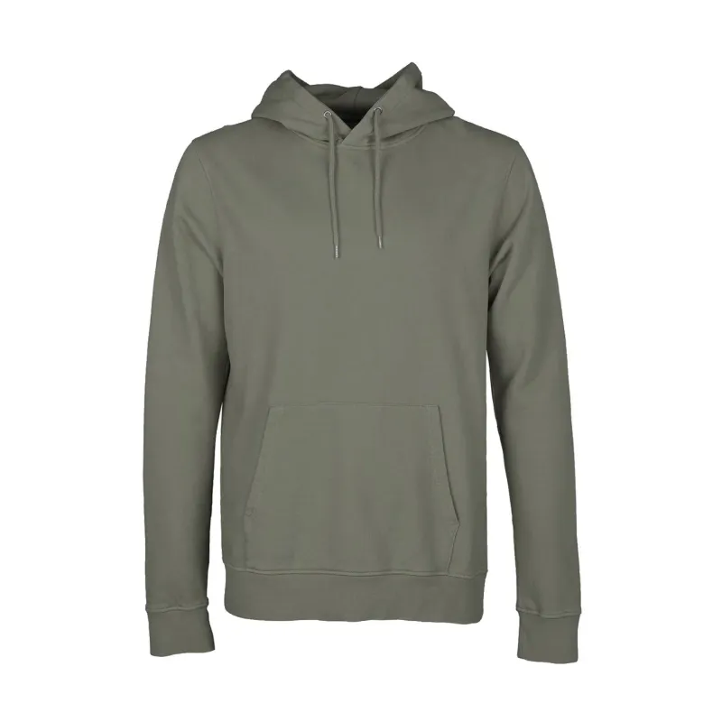 Classic Organic HoodL - Dusty Olive made by Colorful Standard