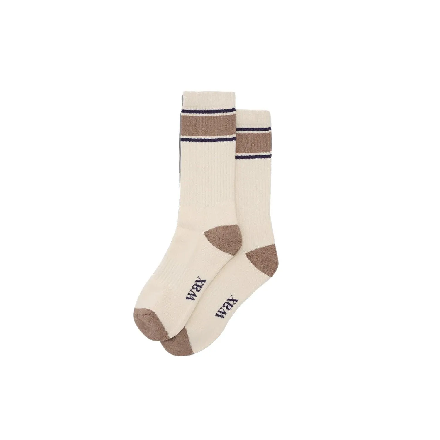 Sports Socks - Ecru Beige sold by Stomping Ground