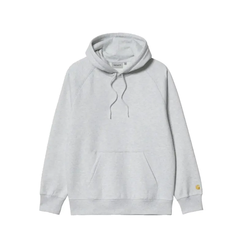 Hooded Chase Sweatshirt - Ash Heather / Gold sold by Stomping Ground