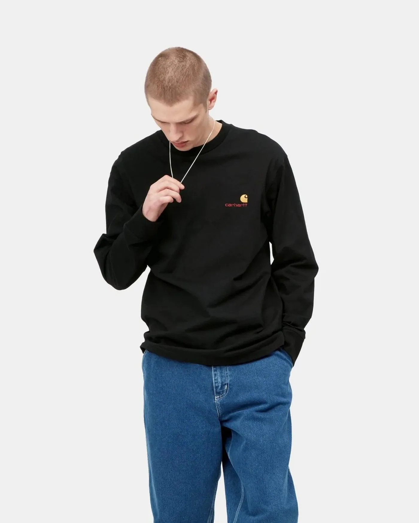 L/S American Script Tee sold by Stomping Ground product image thumbnail 3