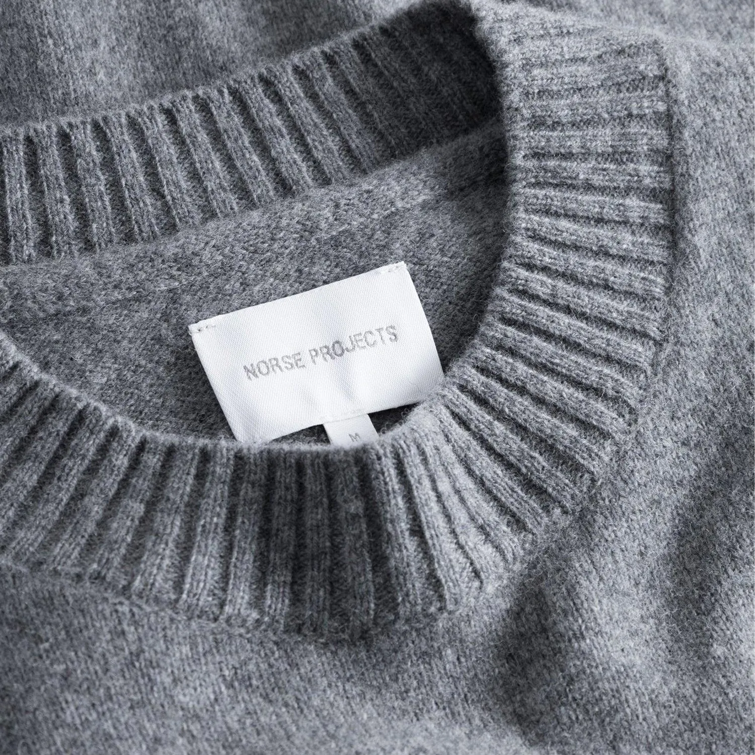 Standard Merino Lambswool Sweater - Grey Melange sold by Stomping Ground product image thumbnail 3