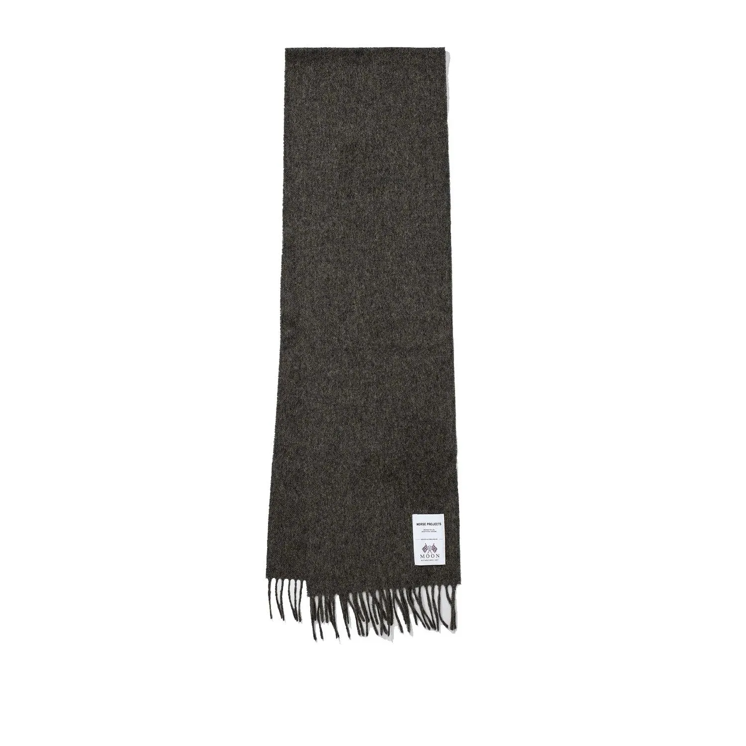 Moon Lambswool Scarf - Charcoal Melange sold by Stomping Ground product image thumbnail 2