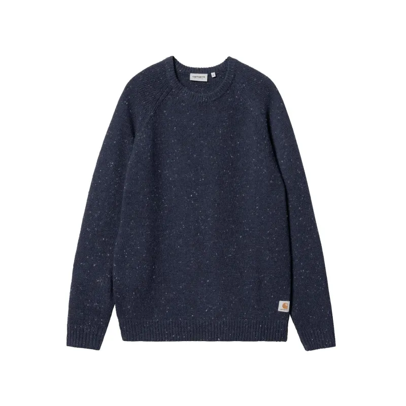 Anglistic Sweater - Speckled Air Force Blue sold by Stomping Ground