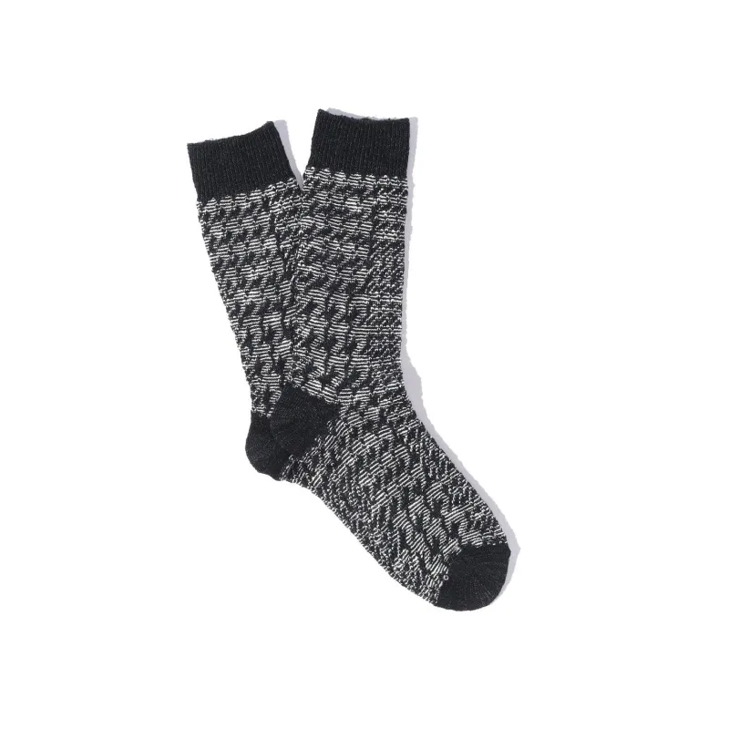 Houndstooth Jacquard- Black made by Anonymous Ism