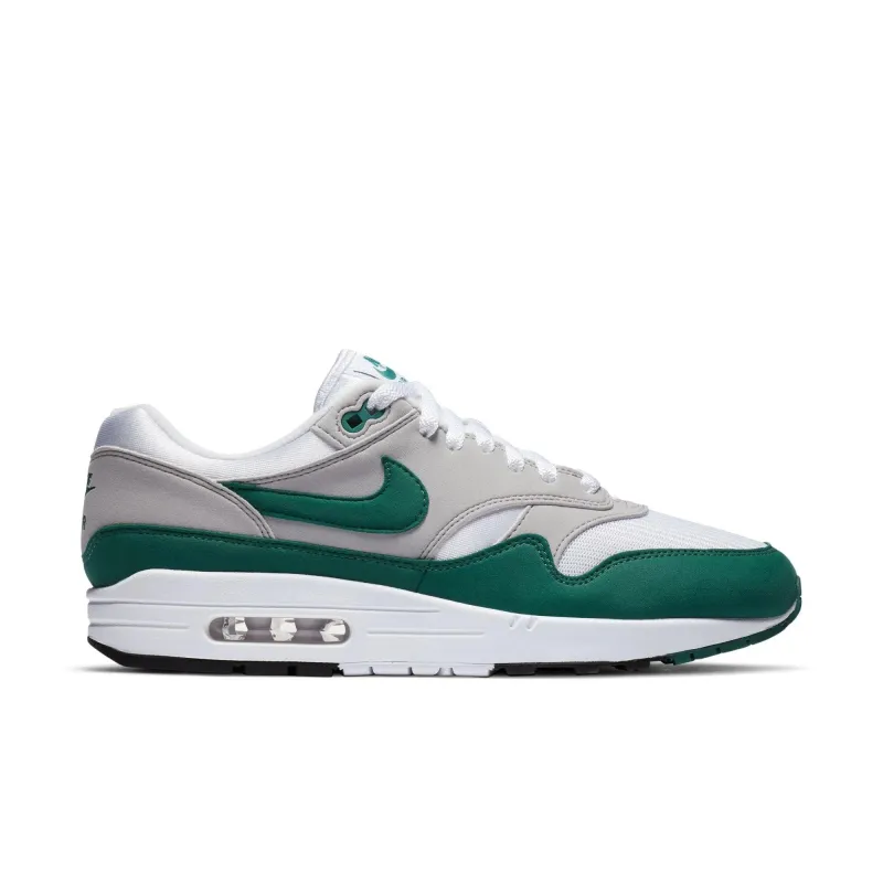 Nike Air Max 1-WHITE/EVERGREEN AURA sold by Stomping Ground